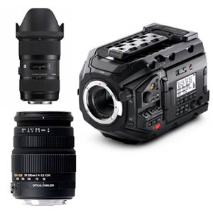 Blackmagic URSA Mini Pro G2 + Sigma cine lens(18-35 & 50-200)
