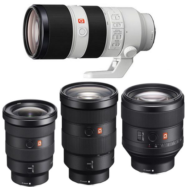 SONY 4 Lenses  (16-35+70-200+24-70+85mm)