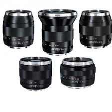 Carl Zeiss ZE lenses (21mm,35mm,50mm,85mm,100mm)